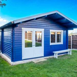 Casas Prefabricadas de Madera Vizcaya - Diáfana - 26 m2 - Modelo Niedersachsen - Casas de Madera Vizcaya - JARDÍN