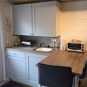 Casas de Madera Prefabricadas Gijón - Diáfana - 22 m2 - Modelo Dingle - Cabañas de madera  DINGLE COCINA
