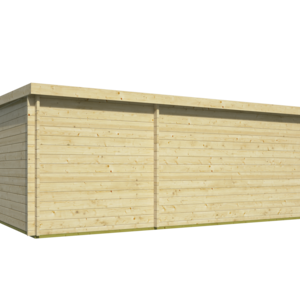 Casas de Madera Prefabricadas Denia - 1 dormitorio - 22 m2 - Modelo Flow - Casas de madera modernas FLOW trasera