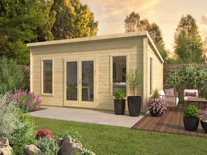 Casas de Madera Prefabricadas Calpe - 28 m2 - Diáfana