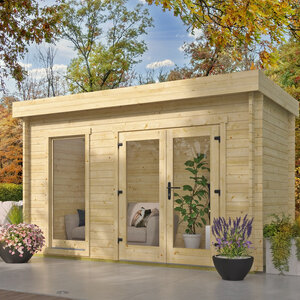 Casas de Madera Prefabricadas Benidorm - Diáfanas - 6 m2 - Modelo Harriot - Caseta de madera BENIDORM moderna - 400x200 cms - 40 mm - PORTADA