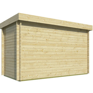 Casas de Madera Prefabricadas Benidorm - Diáfanas - 6 m2 - Modelo Harriot - Caseta de madera BENIDORM moderna - 400x200 cms - 40 mm - SUPERIOR