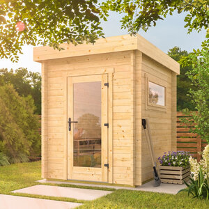 Casas de Madera Moraira - Diáfana - 4 m2 - Modelo Samuel - Mini casetas de madera para jardin MORAIRA - 200x250 cms - 40 mm - PORTADA