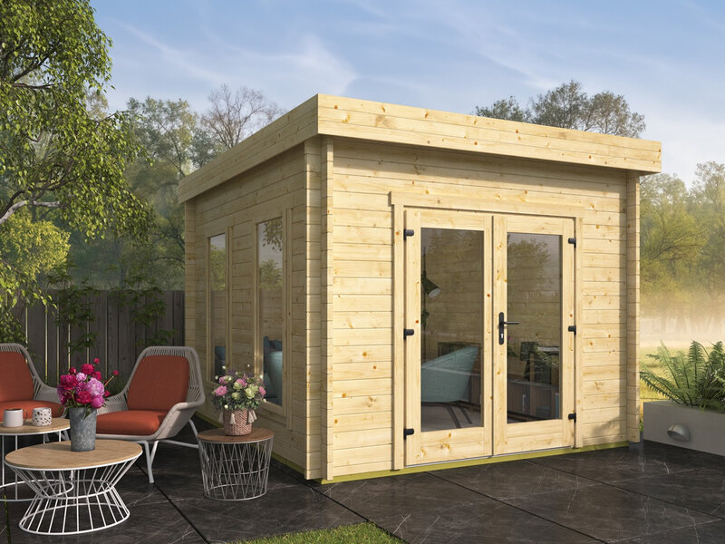 Casas de Madera Portbou - Diáfana - 9 m2 - Modelo Lee