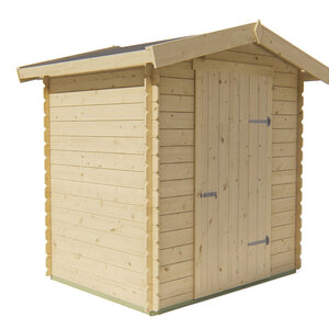 Casetas de Madera para Terraza Irina - Diáfana - 3 m2 - casetas de madera para jardín IRINA - FRONTAL