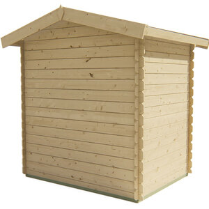 Casetas de Madera para Terraza Irina - Diáfana - 3 m2 - casetas de madera para jardín IRINA - TRASERA