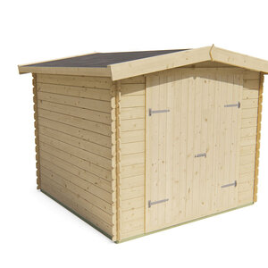 Casas de Madera Guipúzcoa - Diáfana - 5 m2 - Modelo Valery - Cobertizo de madera VALERY  - FRONTAL