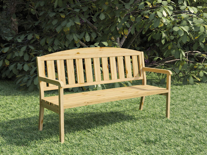 BANCO DE MADERA - SPARRENBOS - 170X100cms