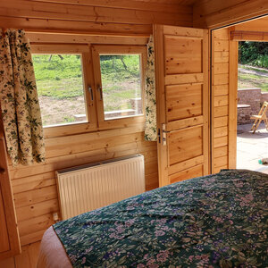 Casas Prefabricadas de Madera Girona - 1 dormitorio - 25 m2 - Modelo Ava - Casa de madera AVA - DORMITORIO
