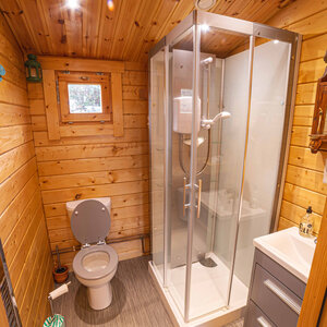 Casas Prefabricadas de Madera Girona - 1 dormitorio - 25 m2 - Modelo Ava - Casa de madera AVA - BAÑO