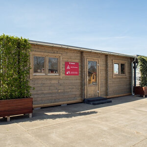 Casas Prefabricadas de Madera Girona - 1 dormitorio - 25 m2 - Modelo Ava - Casa de madera AVA - planta