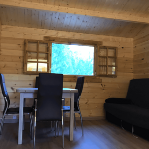 Casas de Madera Jávea - 2 dormitorios - 48 m2 - Casas de madera doble acristalamiento JAVEA - SALÓN