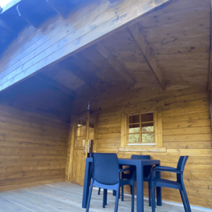 Casas de Madera Jávea - 2 dormitorios - 48 m2 - Casas de madera doble acristalamiento JAVEA - PORCHE
