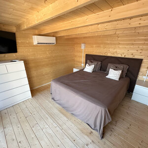 Casas de Madera Prefabricadas Denia - 1 dormitorio - 22 m2 - Modelo Flow - Casas de madera modernas FLOW habitación
