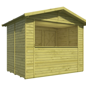 Kiosco de madera Vixen - 4,7 m2 - Kiosco de madera - 266x175 - VIXEN - FRONTAL
