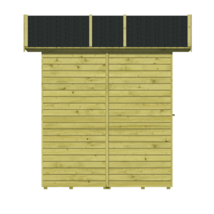 Kiosco de madera Vixen - 4,7 m2 - Kiosco de madera - 266x175 - VIXEN - LATERAL