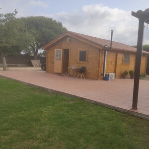Casas de Madera Prefabricadas Málaga - 3 dormitorios - 48 m2 - CASAS PREFABRICADAS MALAGA 45MM - TEJA SANDWICH