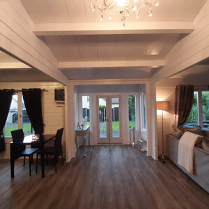 Casas Prefabricadas de Madera Alcalá - 2 dormitorios - 55 m2 - Casas Prefabricadas de Madera Alcalá - 2 dormitorios - 54 m2 - ENTRADA