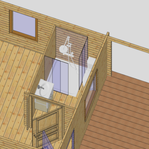Casas Prefabricadas de Madera Sagunto - 3 dormitorios - 70 m2 - CASAS PREFABRICADAS SAGUNTO - 2º KIT DE BAÑO