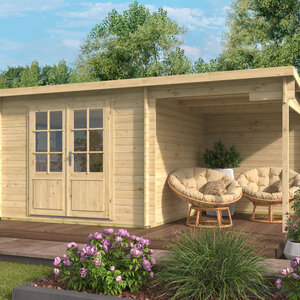 Casas de Madera Ávila - 8 m2 - Diáfana - Modelo Dora - Caseta DORA - HOBYCASA - PORTADA