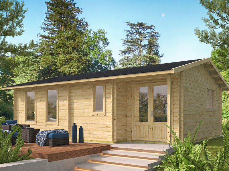Casas Prefabricadas de Madera Talavera - 2 dormitorios - 48 m2