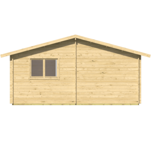 Casas Prefabricadas de Madera Talavera - 2 dormitorios - 48 m2 - Casas Prefabricadas de Madera Talavera - 2 dormitorios - 45 m2 - VISTA LATERAL IZQUIERDA