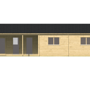Casas Prefabricadas de Madera Alcoy - 4 dormitorios - 110 m2 - Casas Prefabricadas de Madera Alcoy - 4 dormitorios - 110 m2 - VISTA DELANTERA