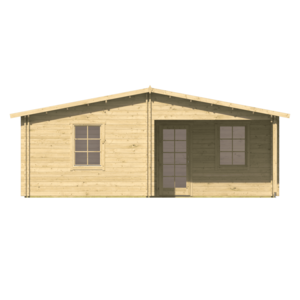Casas Prefabricadas de Madera Sagunto - 3 dormitorios - 70 m2 - CASAS PREFABRICADAS SAGUNTO - ENTRADA