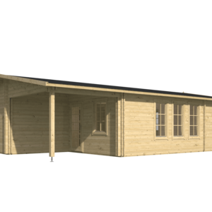 Casas Prefabricadas de Madera Sagunto - 3 dormitorios - 70 m2 - CASAS PREFABRICADAS SAGUNTO - FRONTAL