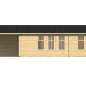 Casas Prefabricadas de Madera Sagunto - 3 dormitorios - 70 m2 - CASAS PREFABRICADAS SAGUNTO - DELANTERA