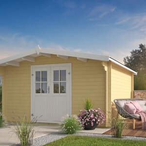 Casas de madera Palma - 14 m2 - Diáfana - Modelo Torrent - Casitas de madera TORRENT portada