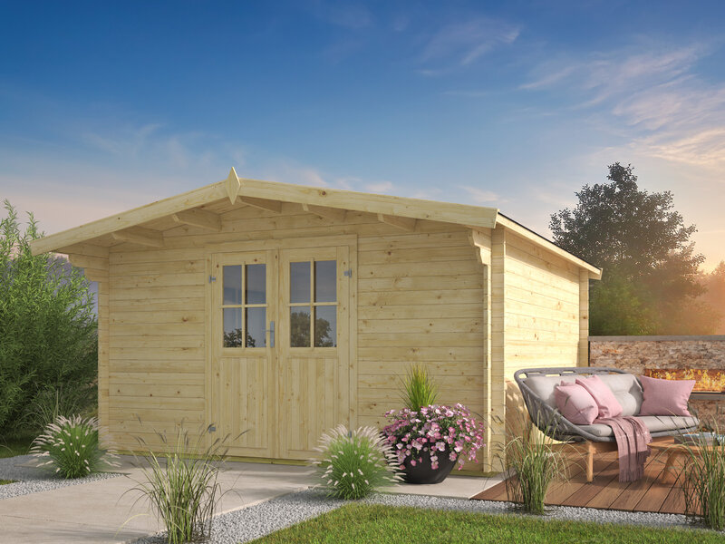 Casas de madera Palma - 14 m2 - Diáfana - Modelo Torrent