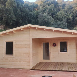 Casas Prefabricadas de Madera Canarias - 3 dormitorios - 70 m2 - CASAS PREFABRICADAS CANARIAS -1088X733 - 44MM - FRENTE