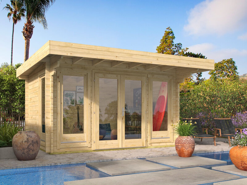 Casas de Madera Menorca - 10 m2 - Diáfana - Modelo James