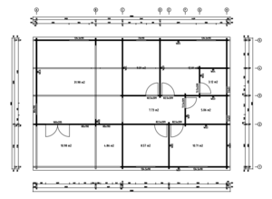 Casas Prefabricadas de Madera Alicante - 4 dormitorios - 110 m2 - Casas Prefabricadas de Madera Alicante - 4 dormitorios - 110 m2 - PLANO DETALLADO