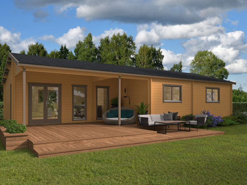 Casas Prefabricadas de Madera Alicante - 4 dormitorios - 110 m2