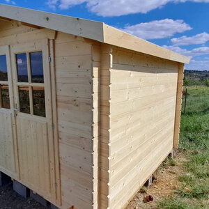 Casetas de Madera Baratas Noja - 300x300 cms - 28MM - Casetas de jardín NOJA - VISTA EXTERIOR