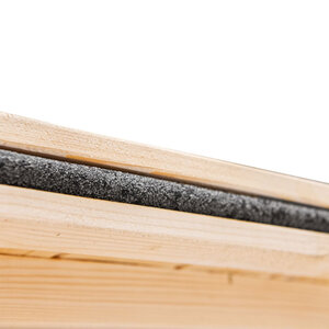 Leñero de madera 238x182,4x115 cms - Leñeros de madera 238x182,4x115 - DETALLE