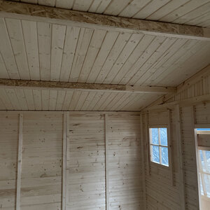 Casetas de madera Manresa - 10 m2 - Diáfana - Cobertizo de madera Manresa - 10 m2 - Detalle interior