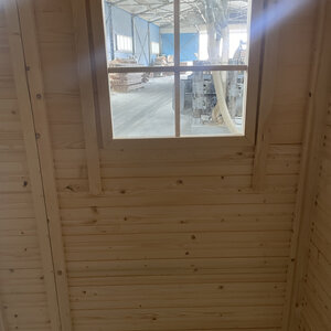 Casetas de madera Manresa - 10 m2 - Diáfana - Cobertizo de madera Manresa - 10 m2 - Ventana