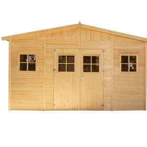 Casetas de madera Manresa - 10 m2 - Diáfana - Cobertizo de madera Manresa - 10 m2 - Exterior