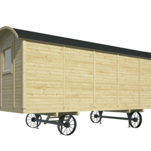Casas de Madera Prefabricadas Manises - 14 m2 - Gypsy Caravan - Modelo Barby - Casas de Madera Prefabricadas Manises - 14 m2 - Gypsy Caravan - Modelo Barby - TRASERA