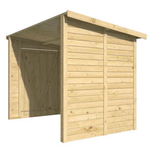 Anexo para casetas de madera - 4 m2 - Diáfano - Anexo para cobertizo de madera - 4 m2 - Diáfano