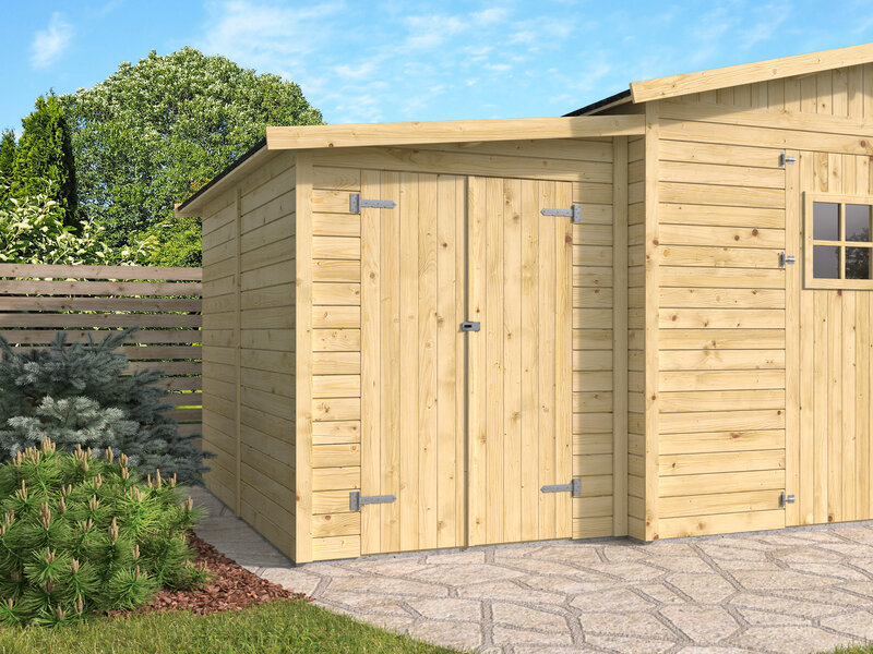 Anexo para casetas de madera - 4 m2 - Diáfano
