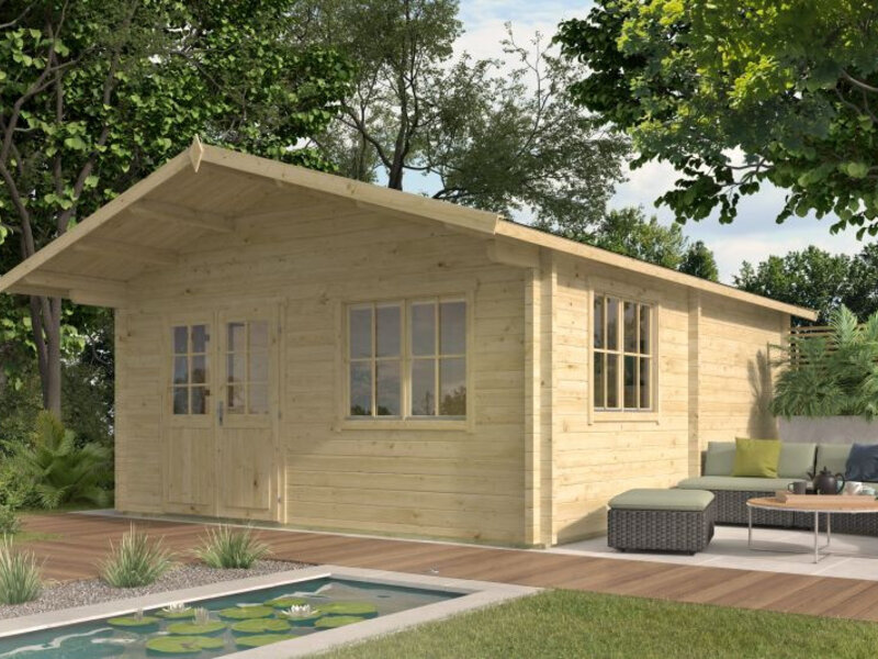 Casas Prefabricadas de Madera Vizcaya - Diáfana - 26 m2 - Modelo Niedersachsen
