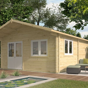 Casas Prefabricadas de Madera Vizcaya - Diáfana - 26 m2 - Modelo Niedersachsen - Casas de Madera Vizcaya - PVC