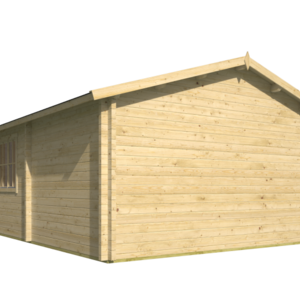 Casas Prefabricadas de Madera Vizcaya - Diáfana - 26 m2 - Modelo Niedersachsen - Casas de Madera Vizcaya - VISTA TRASERA