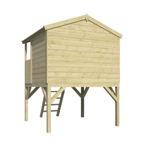 Casetas de Madera para niños Peter Pan - 180x180 cms - Casitas de madera para niños PETER PAN - lateral