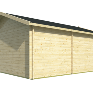 Almacén de madera Moa - Diáfano - 16 m2 - Garaje MOA - HOBYCASA lateral