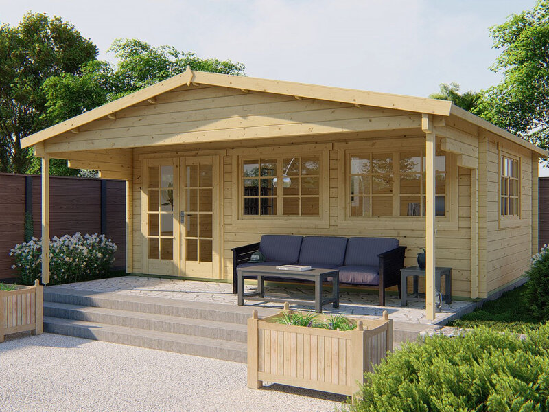 Casas de Madera Prefabricadas Camargo - Diáfana - 22 m2 - Modelo Torsten
